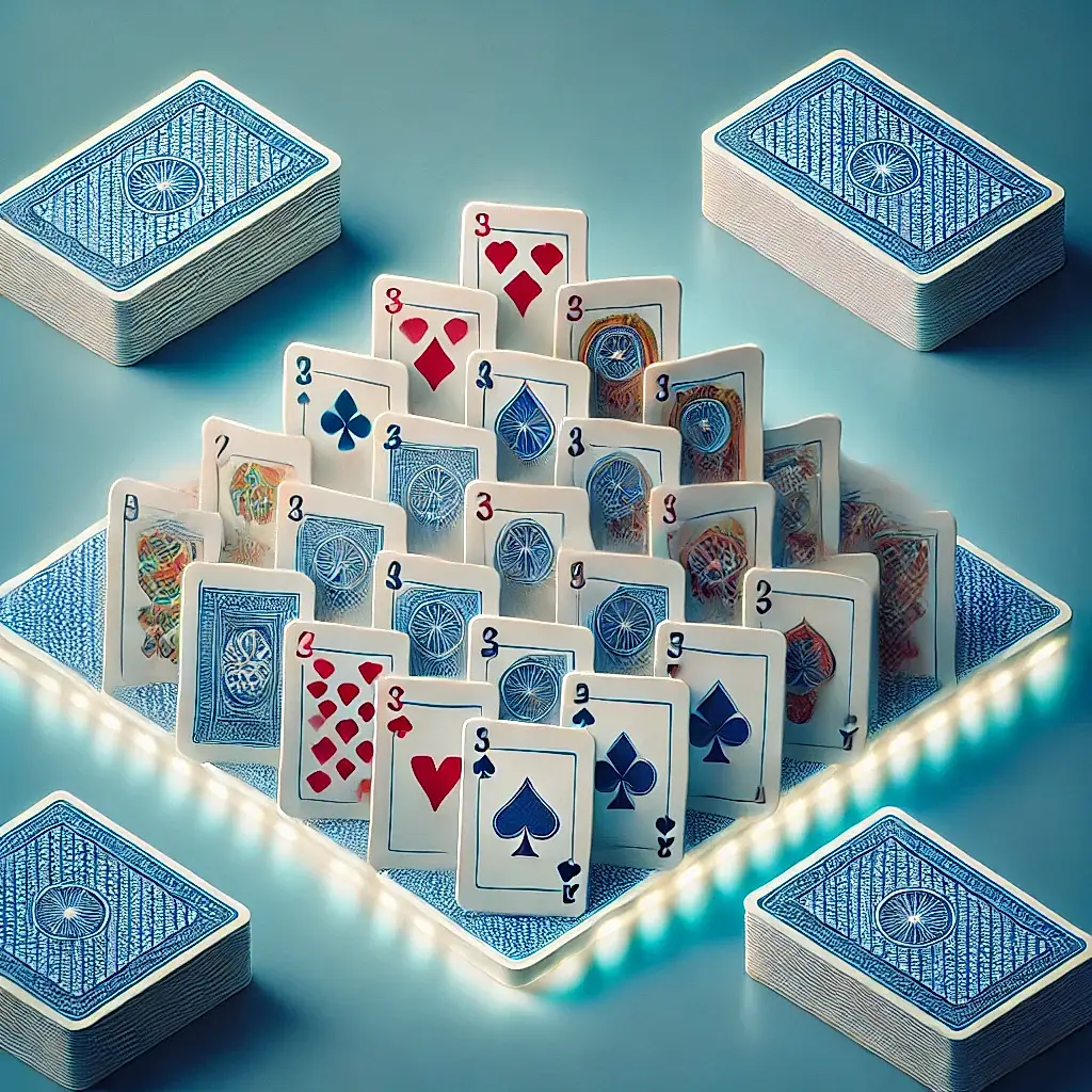 Pyramid Solitaire Blue Quest